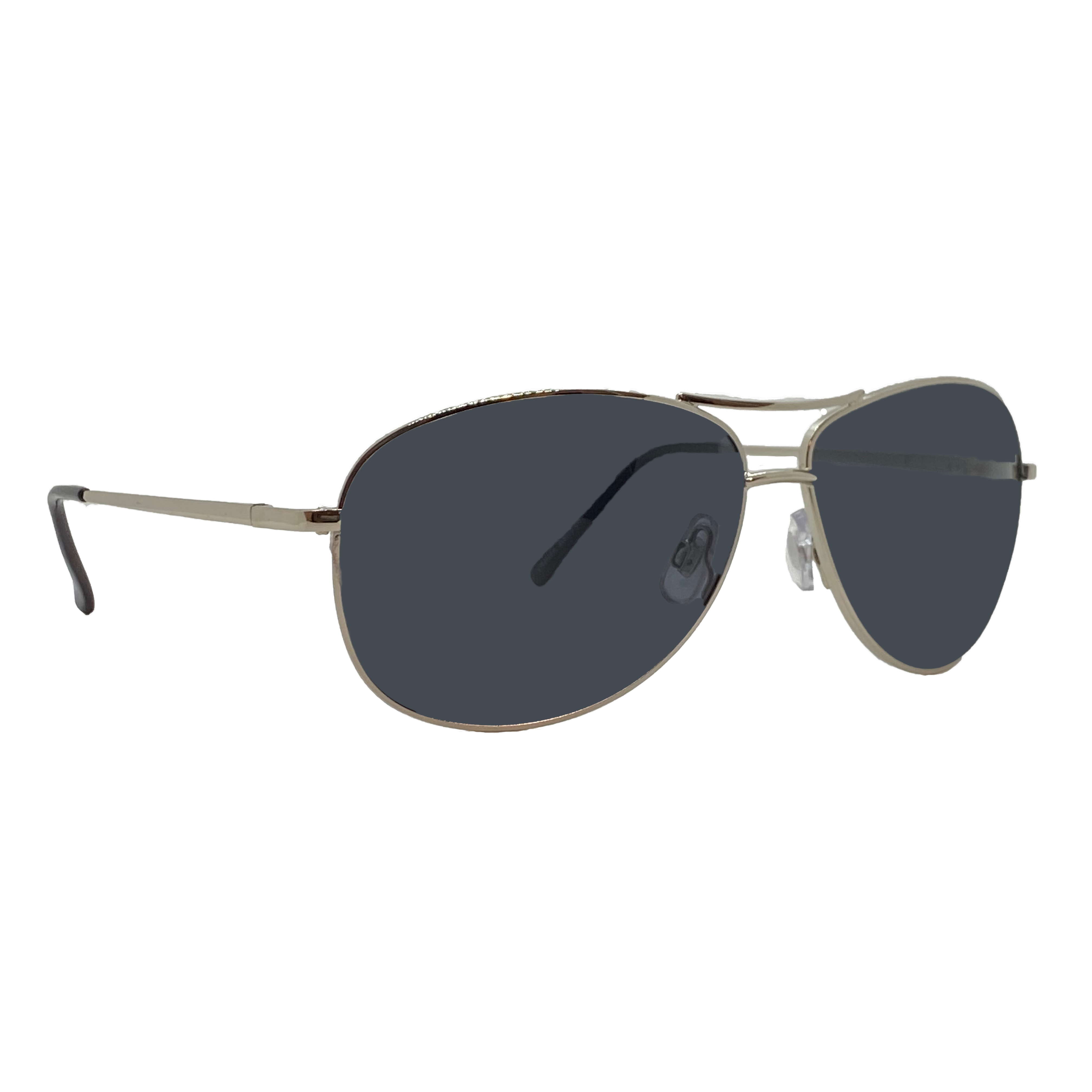 Premium Military Style Classic Aviator Sunglasses- Polarized- 100% UV  protection - Black Matte Frame / Black Lens - C717YK6T8KG